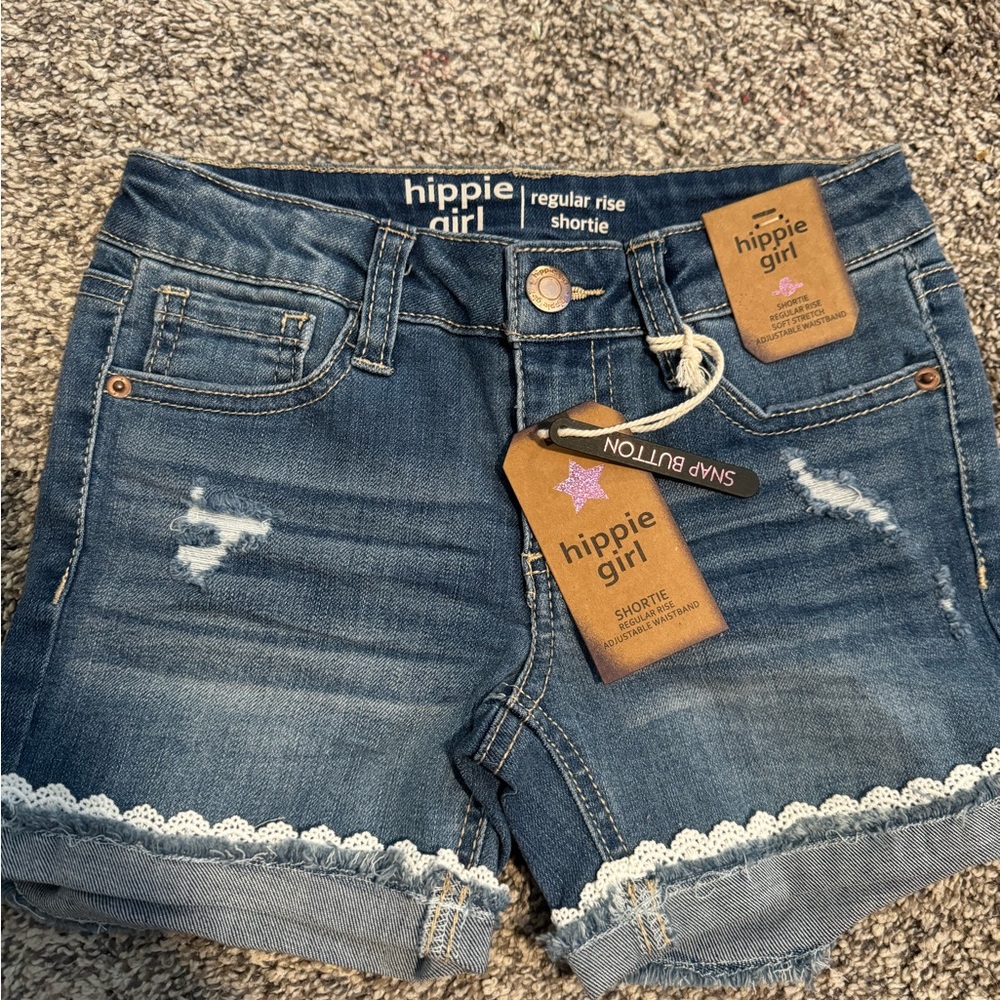 Hippie Girl Shorts size 6 NWT